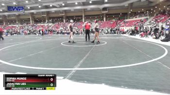 115 lbs Champ. Round 1 - Sophia Munoz, Maize WC vs Jadalynn Lies, Maize WC