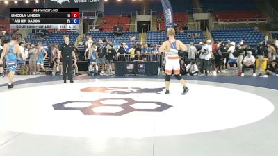 157 lbs Champ. Rd Of 16 - Lincoln Linden, Iowa vs Asher Bacon, Pennsylvania