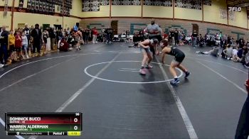 96 lbs Round 4 (10 Team) - Warren Alderman, Mat Warriors vs Dominick Bucci, Buxton