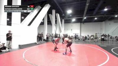 88K (194) + 2.2 = 196.2 MAX kg Final - Andrew Saucedo, Siu Wrestling vs Nathan Castellanos, Unattached