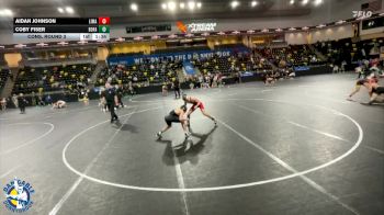 126 lbs Cons. Round 3 - Aidan Johnson, Linn-Mar vs Coby Fiser, Bondurant-Farrar