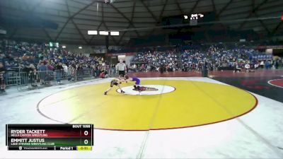 67 lbs Champ. Round 1 - Ryder Tackett, Hells Canyon Wrestling vs Emmitt Justus, Lake Stevens Wrestling Club