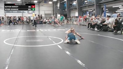 76 lbs Round 5 - 4:00pm Saturday - Sutton Hawley, Oklahoma Elite vs Ryker Johnson, West Coast Elite