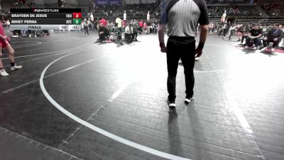 85 lbs Final - Brayden De Jesus, Triumph Trained vs Mikey Perna, Bitetto Trained Wrestling