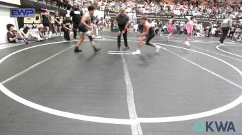 92-96 lbs Round Of 16 - Kysen Hughes, Ark City Takedown vs Jett Greer, Shelton Wrestling Academy