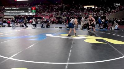 5A 190 lbs Cons. Round 3 - Quinton Cornelison, Twin Falls vs Robert Demicell, Columbia