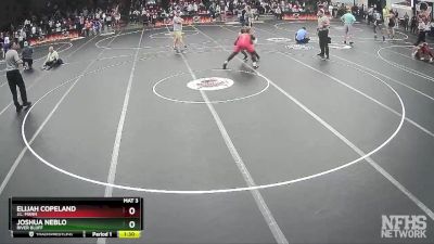 5A 220 lbs Cons. Round 1 - Joshua Neblo, River Bluff vs Elijah Copeland, J.l. Mann