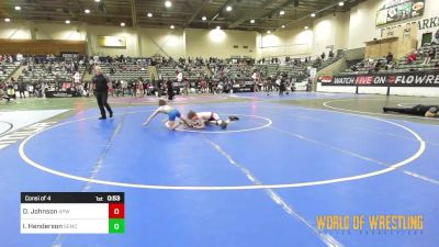 92 lbs Consi Of 4 - Darion Johnson, All-Phase Wrestling vs Ivan Henderson, Salem Elite Mat Club