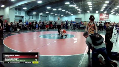 56 lbs Cons. Round 2 - Dylan Fridley, Powhatan Youth Wrestling Club vs Gabriella Alba, VA Elite