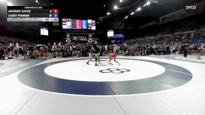100 lbs Cons. Sub-rd Of 16 - Anthony Hayes, IL vs Casey Powers, NY