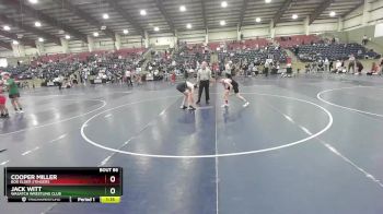 126 lbs Quarterfinal - Cooper Miller, Box Elder Stingers vs Jack Witt, Wasatch Wrestling Club