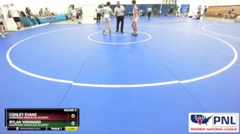 107 lbs Round 5 - Conley Evans, Sanderson Wrestling Academy vs Rylan Winward, Sanderson Wrestling Academy