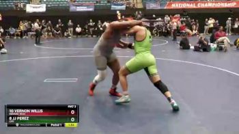 285 lbs Cons. Round 2 - 10 Vernon Willis, Indiana Tech vs 8 JJ Perez, Life