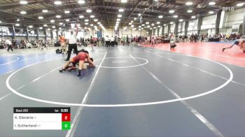 170 lbs Consi Of 8 #2 - Kevin Olavaria, FL vs Ian Sutherland, NY