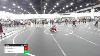 122 lbs Consi Of 4 - Noah Breceda, Espana WC vs Champ Conklin, Black Fox Wrestling Academy