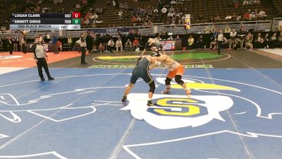 3rd Place Match - Emmitt Dirks, York vs Logan Clark, Hastings