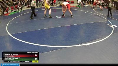 160 lbs Round 2 - Kyson Stewart, Wayne Badgers vs Mavin B Jones, Kanab Cowboys