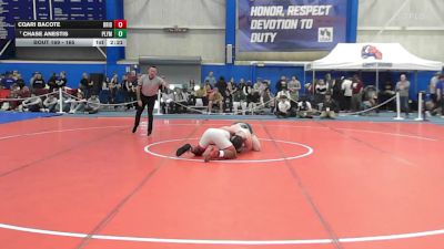 165 lbs Cons. Round 3 - Cqari Bacote, Bridgewater State vs Chase Anestis, Plymouth State