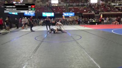 82 lbs Quarterfinal - Brock Gale, Sanderson Wrestling Academy vs Austin Fay, Ambush Wrestling