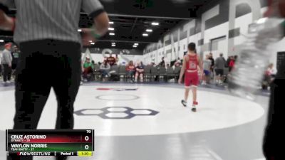 70 lbs Quarterfinals (8 Team) - Waylon Norris, Team Batty vs Cruz Astorino, Dynasty