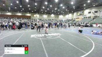 95 lbs Consi Of 8 #2 - Zaiden Hill, Nevada Elite WC vs Colton Meixner, USA Gold