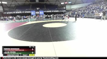 82 lbs Cons. Round 3 - Jacob Ozuna, Toppenish USA Wrestling Club vs Roman Banashak, Snoqualmie Valley Wrestling Club