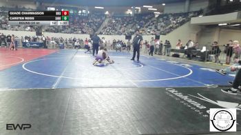 88 lbs Round Of 64 - Quade Charmasson, Bristow vs Carsten Reiss, Sand Springs Jr High