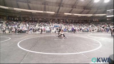 52 lbs Consi Of 8 #2 - Jackson Fernandez, Cotton County Wrestling Club vs Foster Barnes, Newcastle Youth Wrestling
