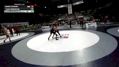 150 lbs Cons. Rd Of 16 - Caiden Stewart, Vacaville High School Wrestling vs Alec Grigoryan