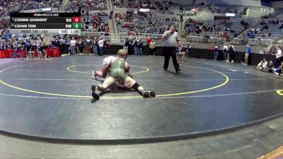 144 lbs Quarterfinal - Cavan Tom, Wawasee vs Corbin Goshert, Wabash