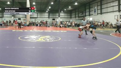 100 lbs Cons. Semi - Don Epstein, Darkhorse Wrestling vs Rocco Esposito, Raleigh Area Wolfpack