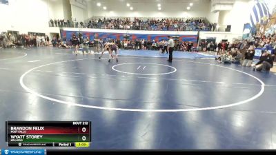 126 lbs Cons. Round 2 - Wyatt Storey, Kellogg vs Brandon Felix, Post Falls