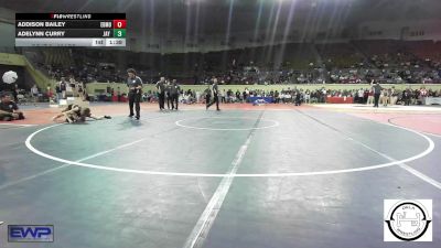 96 lbs 3rd Place - Addison Bailey, Edmond Memorial vs Adelynn Curry, Jay Junior High