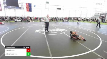 58 lbs Quarterfinal - Jaxson Hollis, Aniciete Training Club vs Jesse Espinoza, Total Kaos