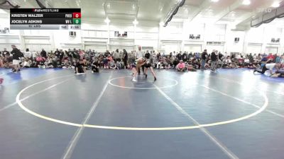 97 lbs Round Robin 1 - Kristen Walzer, Pheonix Wrestling-Girls vs Jocelyn Adkins, WV Lunatics-Girls