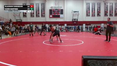 174 lbs Cons. Round 4 - Kaden Martinez, Cal Poly Humboldt vs Olajuwon Sobomehin, Clackamas Community College