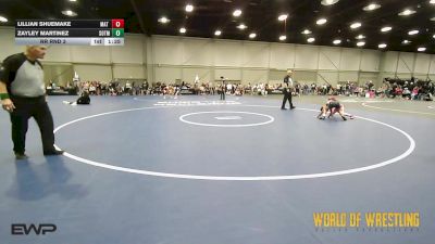 65 lbs Rr Rnd 3 - Lillian Shuemake, Mat Union Misfits K-6 vs Zayley Martinez, SOTM OK K-6 2