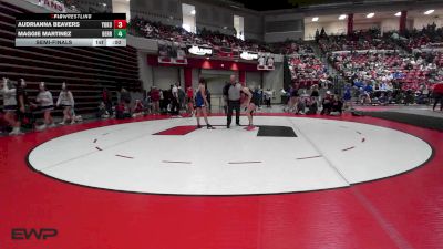 110 lbs Consi Of 4 - Kylie Waffle, Bixby Girls HS vs Karlye Brown, Wagoner High School