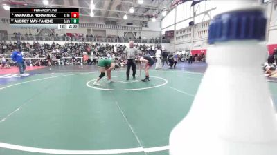 145 lbs Champ. Round 3 - Aubrey May-Fanene, Castro Valley vs Anakarla Hernandez, St Helena