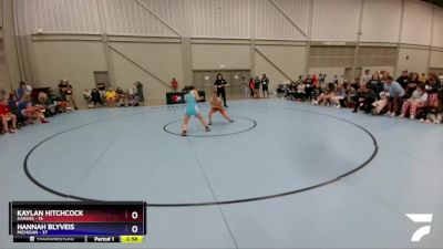 127 lbs Placement Matches (8 Team) - Kaylan Hitchcock, Kansas vs Hannah Blyveis, Michigan