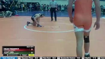 3 - 165 lbs Champ. Round 1 - Micah Tredinnick, Brentsville District vs Wyatt Neel, Liberty Christian Academy