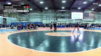 110 lbs Semifinal - River Klein, Douglas vs Raylynn Woods, Virgin Valley