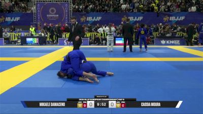 Cassia Moura vs Mikaele Damaceno 2026 European Jiu-Jitsu IBJJF Championship