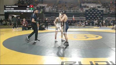 106 lbs Semifinal - Lucas Forman, Wyoming Seminary vs Evan Cies, Malvern