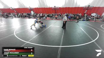 145 lbs Cons. Round 1 - Chase McCluskey, Illinois vs Gage Romack, Wisconsin