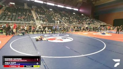 74 lbs 3rd Place Match - Dominik Watkins, Green River Grapplers Wrestling vs Paele Rapp, Powell Wrestling Club