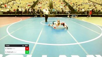 73-M lbs Final - Derek Danbe, RedNose Wrestling School vs Dawson McGrath, Southside CT