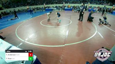 65 lbs Semifinal - Taylor Anderson, Team Worx Altus vs Tory Rice, Clinton Youth Wrestling