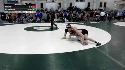 144 lbs Semifinal - PJ Katz, Whitman-Hanson vs Eli Francis, Mt. Hope