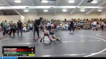 55 lbs Round 2 - Matteo Spado, Reverence Wrestling Club vs Ellison Gibert, Ninety Six Wrestling